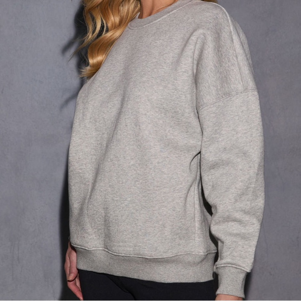 Vici Gray Crewneck Sweatshirt - Picture 2 of 8